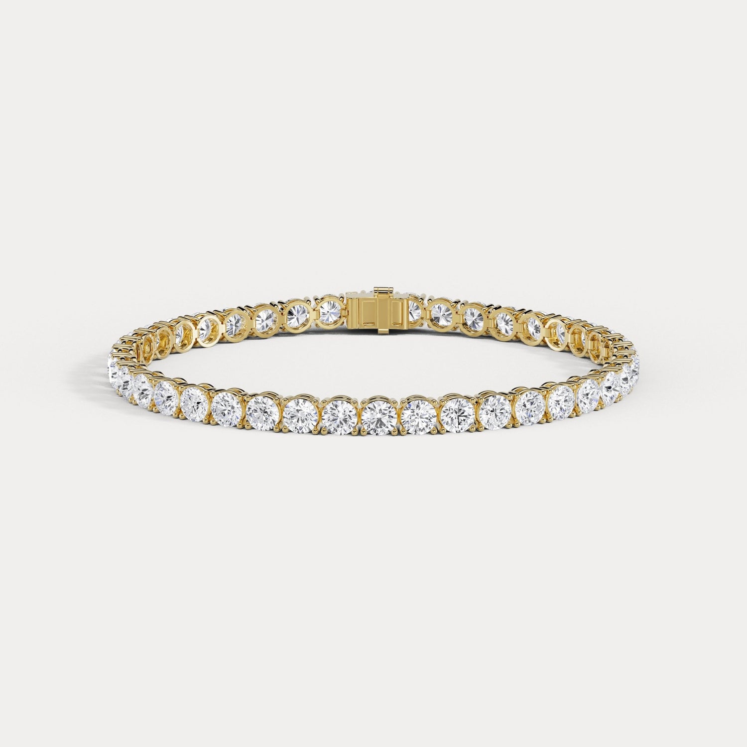 12.00 CTW Round Lab-Grown Diamond Tennis Bracelet - Bracelets