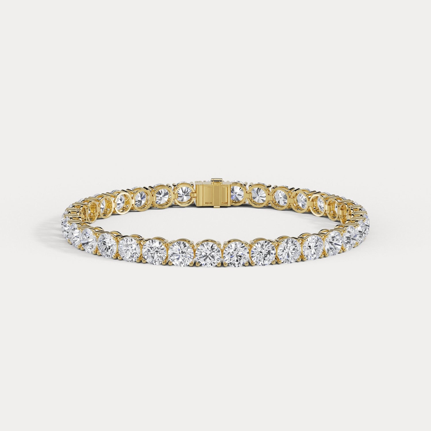 18.00 CTW Round Lab-Grown Diamond Tennis Bracelet - Bracelets