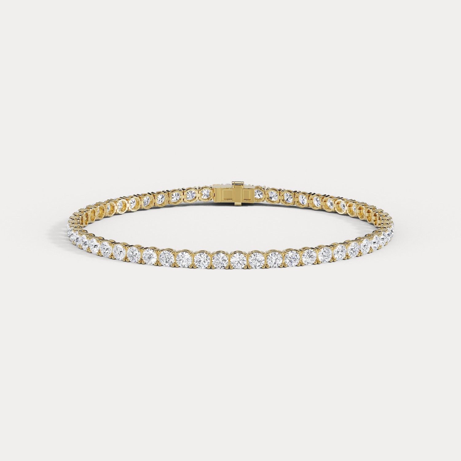 7.00 CTW Round Lab-Grown Diamond Tennis Bracelet - Bracelets