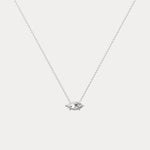 Marquise Lab-Grown Diamond Solitaire Pendant Necklace - Necklaces