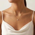 Marquise Lab-Grown Diamond Solitaire Pendant Necklace - Necklaces