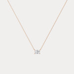 Radiant Lab-Grown Diamond Solitaire Pendant Necklace - Necklaces