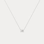 Radiant Lab-Grown Diamond Solitaire Pendant Necklace - Necklaces