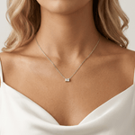Radiant Lab-Grown Diamond Solitaire Pendant Necklace - Necklaces