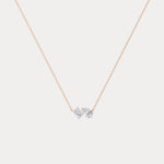 Radiant & Pear Lab-Grown Diamond Toi et Moi Pendant Necklace - Necklaces