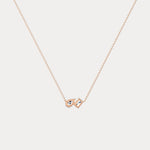 Radiant & Pear Lab-Grown Diamond Toi et Moi Pendant Necklace - Necklaces
