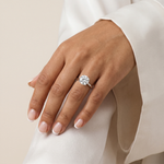 Liana丨Hidden Halo 2CT Round Lab Diamond Ring With Basket Setting - Rings
