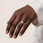 Aria丨1CT Round Lab Grown Diamond Ring In 14K Gold - Rings