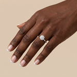 Aria丨2CT Round Lab Grown Diamond Ring In 14K Gold - Rings