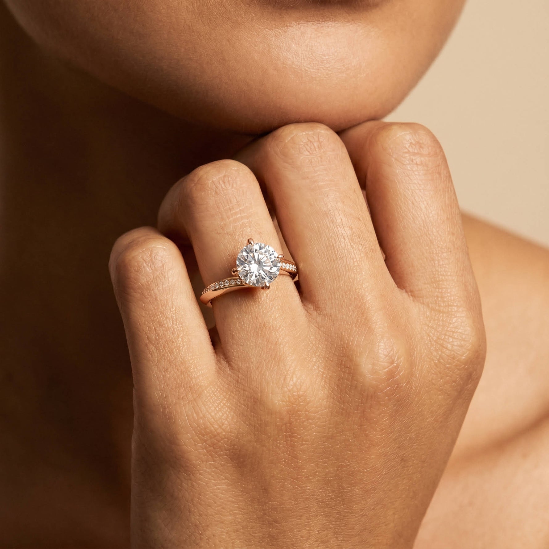 Grace丨Lab Diamond Twisted Engagement Ring - Rings