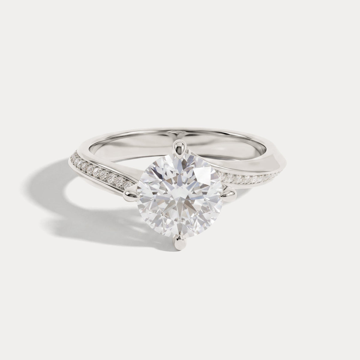Grace丨Lab Diamond Twisted Engagement Ring - Rings