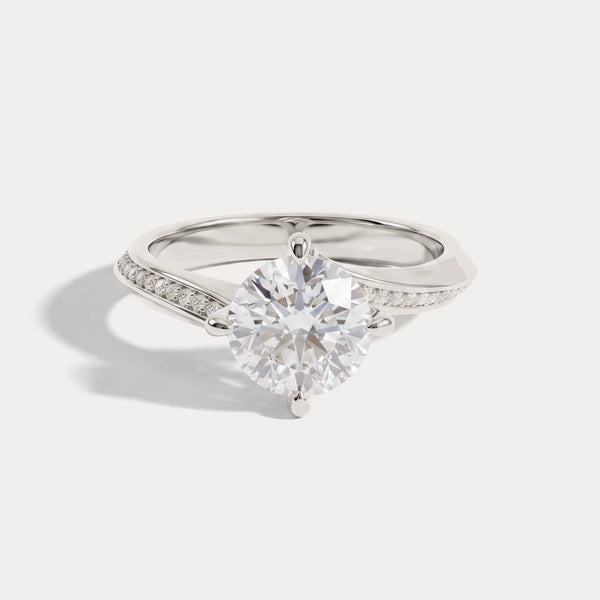 Grace丨Lab Diamond Twisted Engagement Ring