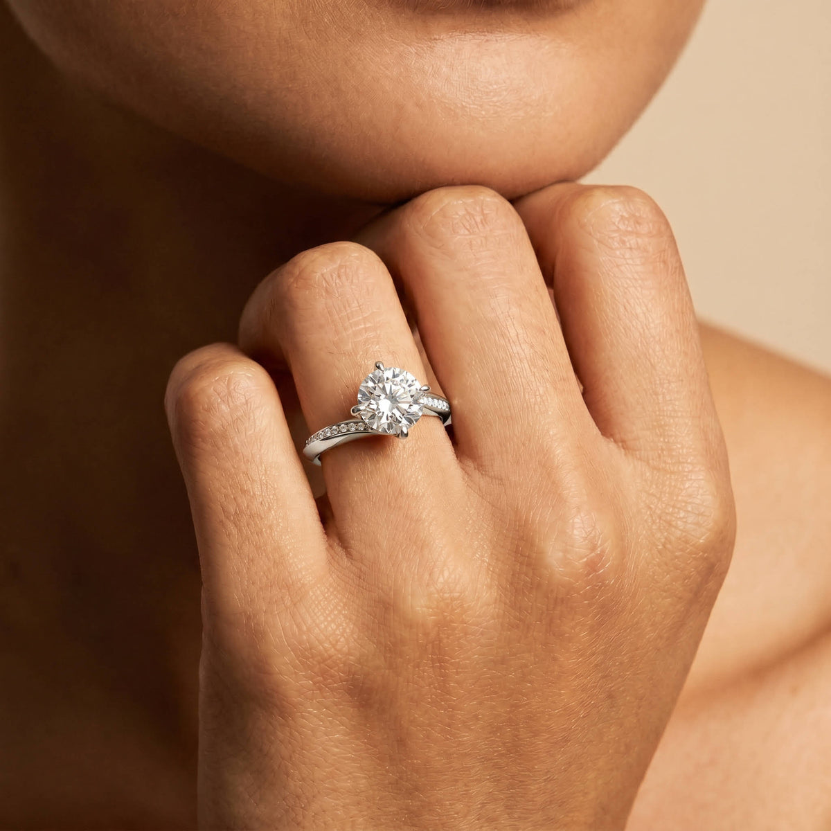 Grace丨Lab Diamond Twisted Engagement Ring - Rings