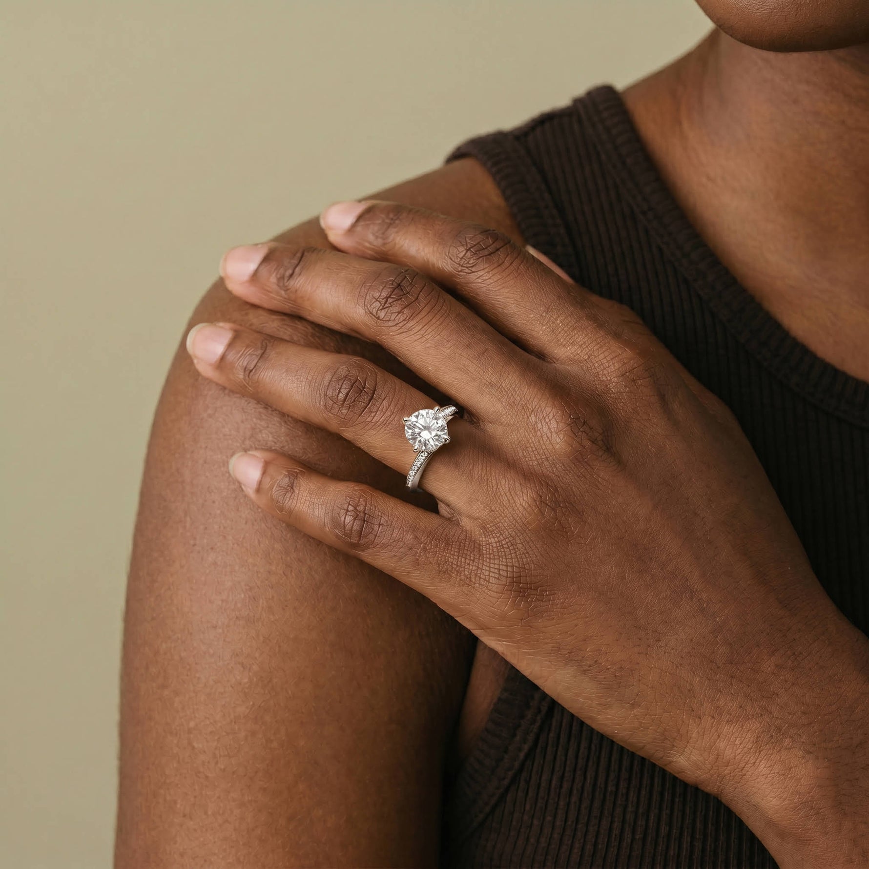 Grace丨Lab Diamond Twisted Engagement Ring - Rings