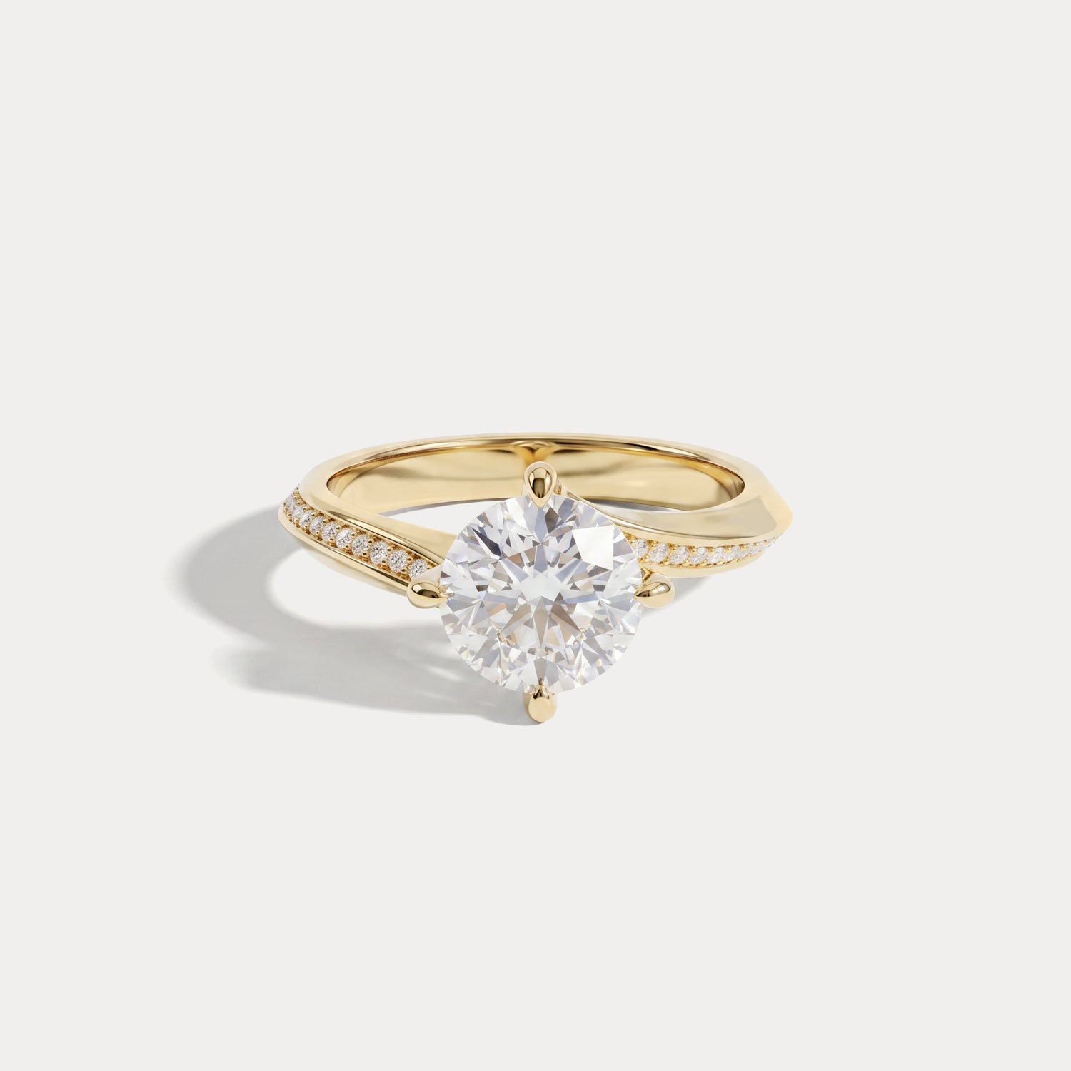 Grace丨Lab Diamond Twisted Engagement Ring - Rings
