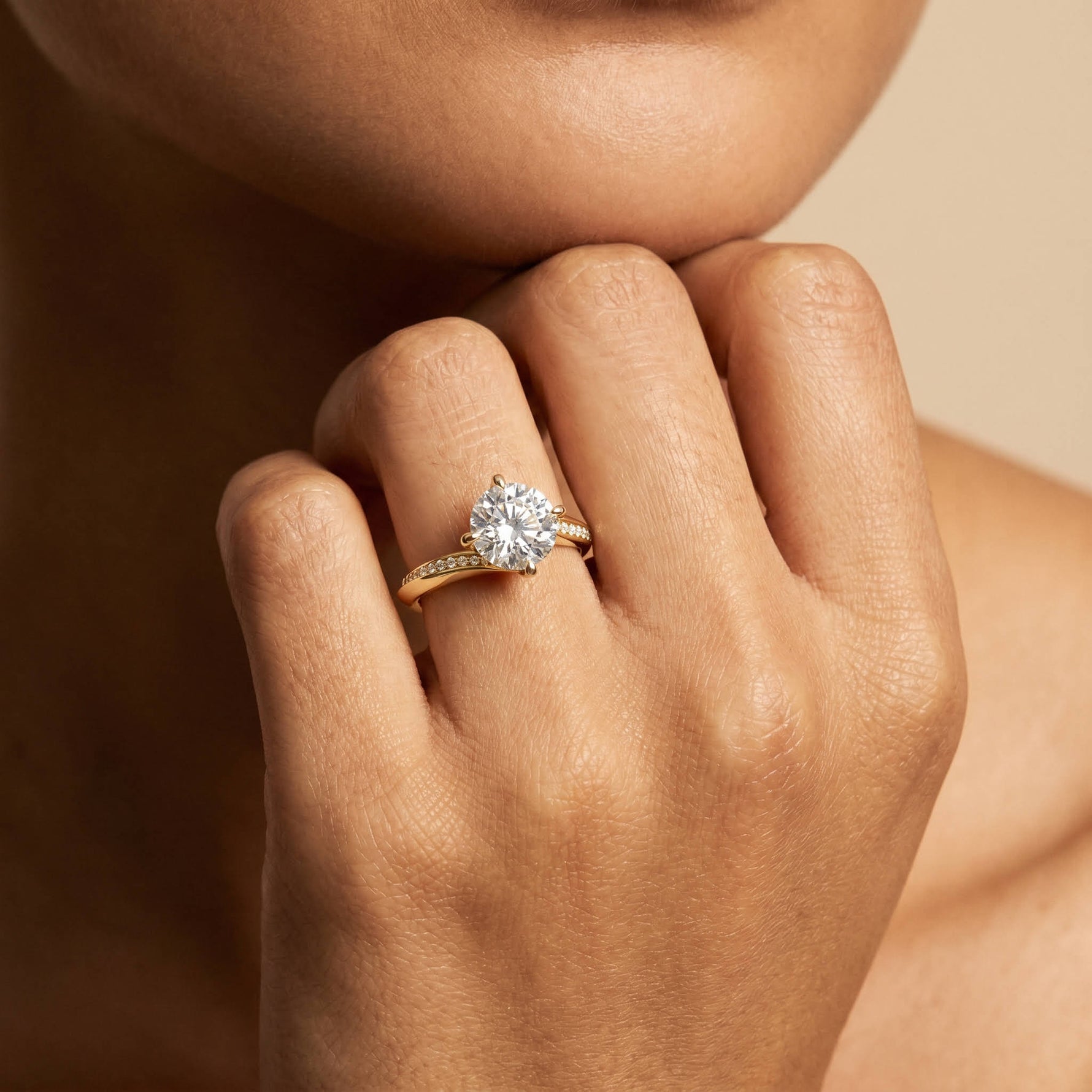 Grace丨Lab Diamond Twisted Engagement Ring - Rings