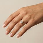 Elise丨1CT Pear Cut Lab Diamond Engagement Ring In 14K Gold - Rings