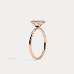 Nyla丨14K Solid Gold 1CT Solitaire Lab-Grown Diamond Bezel Engagement Ring - Rings