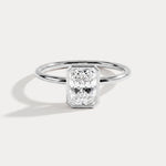 Nyla丨14K Solid Gold 1CT Solitaire Lab-Grown Diamond Bezel Engagement Ring - Rings