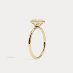 Nyla丨14K Solid Gold 1CT Solitaire Lab-Grown Diamond Bezel Engagement Ring - Rings