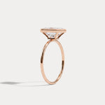 Nyla丨14K Solid Gold 2CT Solitaire Lab-Grown Diamond Bezel Engagement Ring - Rings