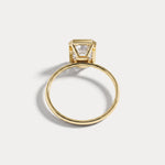 Nyla丨14K Solid Gold 2CT Solitaire Lab-Grown Diamond Bezel Engagement Ring - Rings