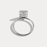 Nyla丨14K Solid Gold 3CT Solitaire Lab-Grown Diamond Bezel Engagement Ring - Rings