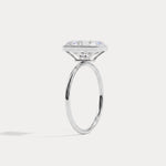 Nyla丨14K Solid Gold 3CT Solitaire Lab-Grown Diamond Bezel Engagement Ring - Rings