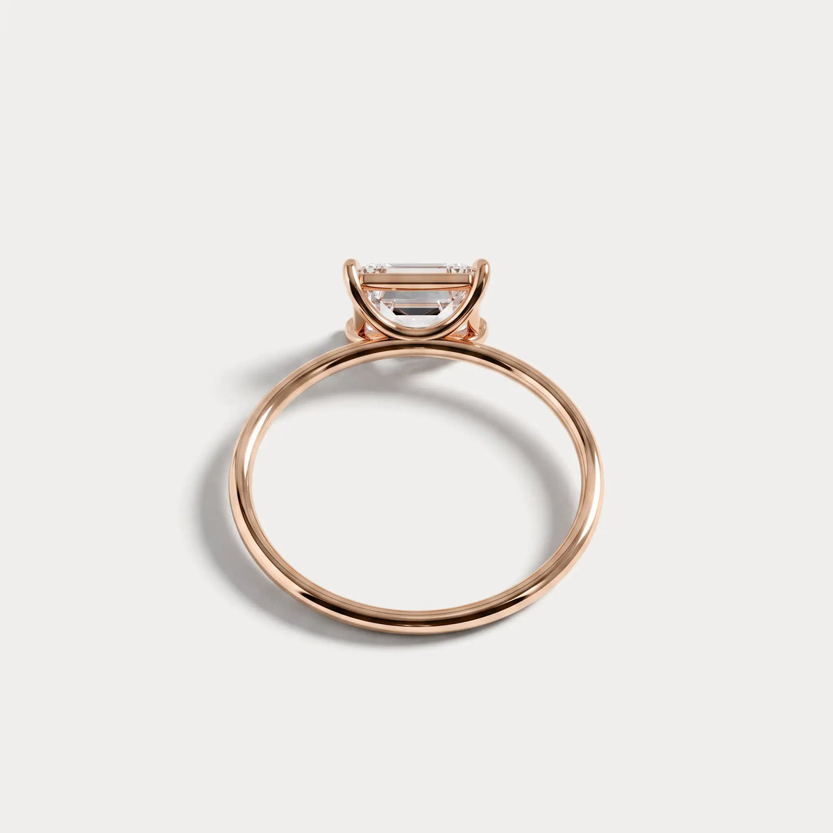 Jayla丨Minimalist Radiant Cut 1CT Lab Diamond Engagement Ring - Rings