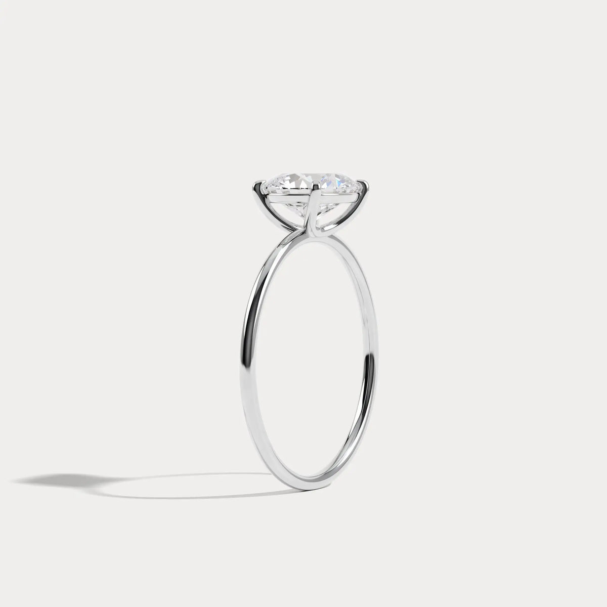 Jayla丨Minimalist Radiant Cut 1CT Lab Diamond Engagement Ring - Rings