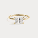 Jayla丨Minimalist Radiant Cut 1CT Lab Diamond Engagement Ring - Rings