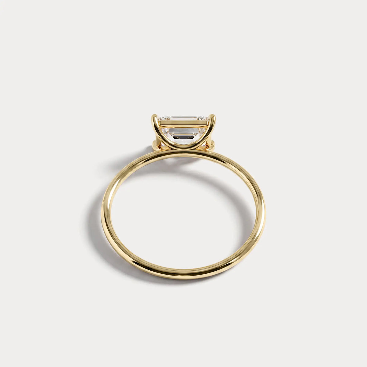 Jayla丨Minimalist Radiant Cut 1CT Lab Diamond Engagement Ring - Rings
