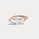 Jayla丨Minimalist Radiant Cut 2CT Lab Diamond Engagement Ring - Rings