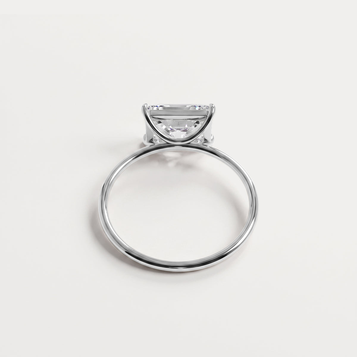 Jayla丨Minimalist Radiant Cut 2CT Lab Diamond Engagement Ring - Rings