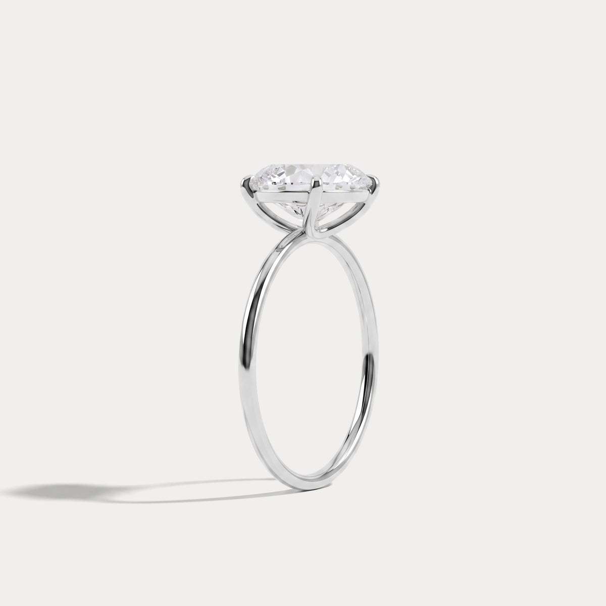 Jayla丨Minimalist Radiant Cut 2CT Lab Diamond Engagement Ring - Rings