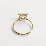 Jayla丨Minimalist Radiant Cut 2CT Lab Diamond Engagement Ring - Rings