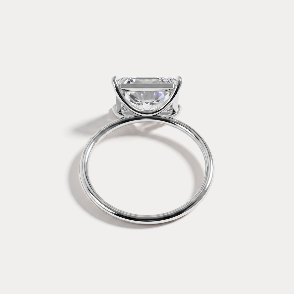 Jayla丨Minimalist Radiant Cut 3CT Lab Diamond Engagement Ring - Rings