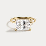 Jayla丨Minimalist Radiant Cut 3CT Lab Diamond Engagement Ring - Rings