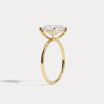 Jayla丨Minimalist Radiant Cut 3CT Lab Diamond Engagement Ring - Rings