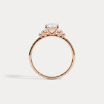 Bella丨1CT Radiant Lab Diamond Engagement Ring In 14K Solid Gold/Platinum - Rings