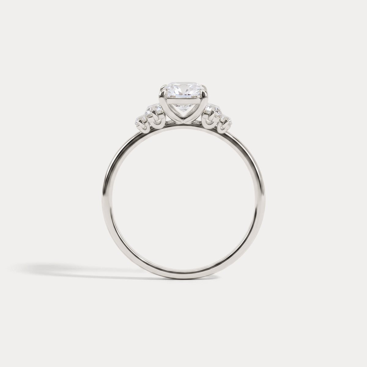 Bella丨1CT Radiant Lab Diamond Engagement Ring In 14K Solid Gold/Platinum - Rings