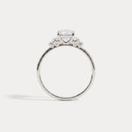 Bella丨1CT Radiant Lab Diamond Engagement Ring In 14K Solid Gold/Platinum - Rings