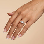 Bella丨1CT Radiant Lab Diamond Engagement Ring In 14K Solid Gold/Platinum - Rings