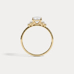 Bella丨1CT Radiant Lab Diamond Engagement Ring In 14K Solid Gold/Platinum - Rings