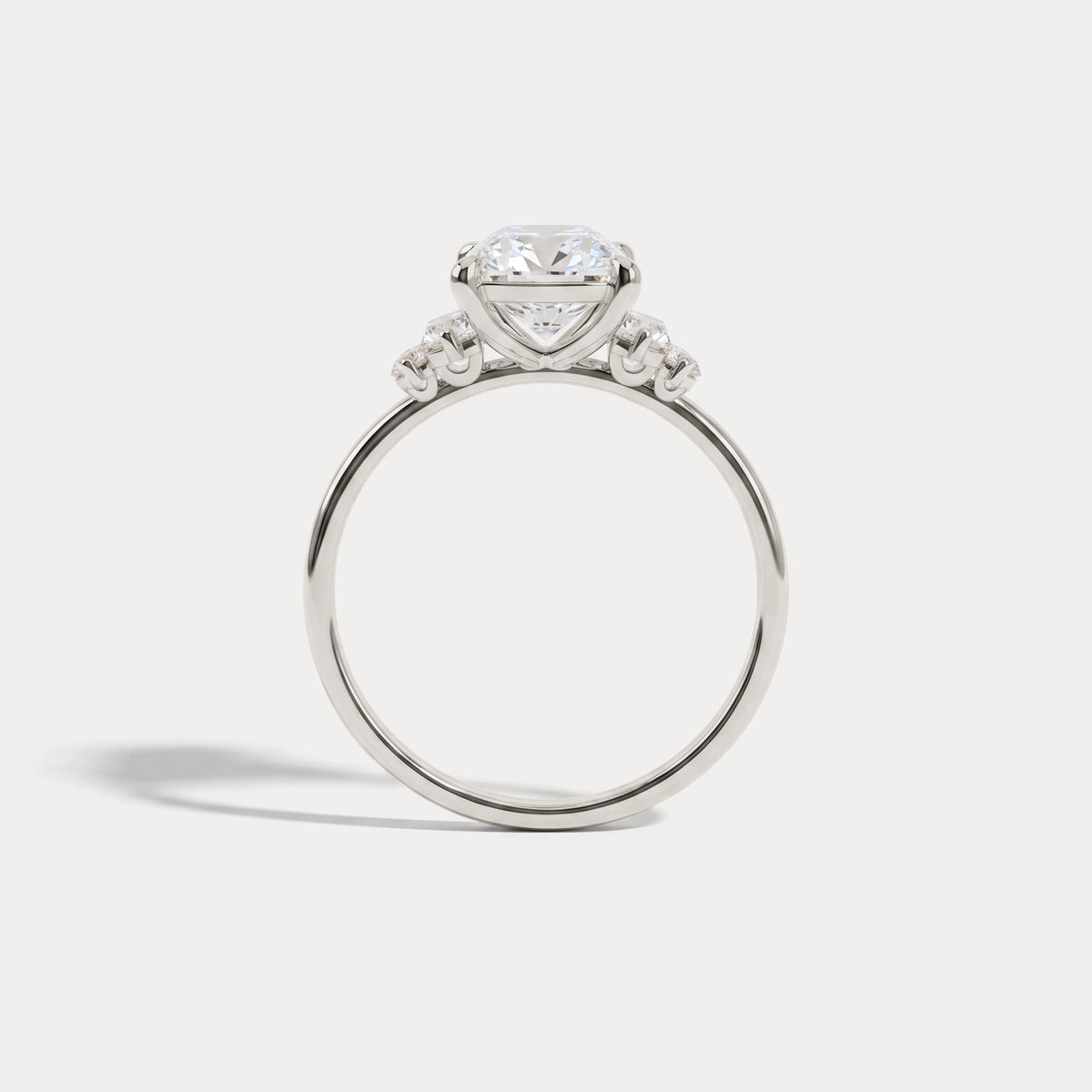 Bella丨2CT Radiant Lab Diamond Engagement Ring In 14K Solid Gold/Platinum - Rings