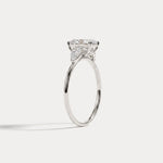 Dahlia丨1CT Radiant Cut Lab Diamond Three Stone Engagement Ring In 14K Solid Gold/Platinum - Rings