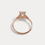 Serene丨2CT Radiant Cut Lab Diamond Side Stone Engagement Ring - Rings