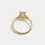 Serene丨2CT Radiant Cut Lab Diamond Side Stone Engagement Ring - Rings