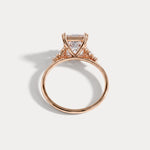 Serene丨3CT Radiant Cut Lab Diamond Side Stone Engagement Ring - Rings