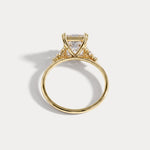 Serene丨3CT Radiant Cut Lab Diamond Side Stone Engagement Ring - Rings